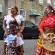Mom and daughter of Yasmine Wilson at the memorial rally to honor MMIW Tiffany Jones and Yasmine Wilson in “Baltimore, Maryland, U.S.” on May 5, 2023. Photo credit Jen Deerinwater.