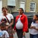 The family of MMIW, Yasmine Wilson, gather to remember and honor Yasmine and Tiffany Jones at a MMIW rally in “Baltimore, Maryland, U.S.” on May 5, 2023. Photo credit Jen Deerinwater.