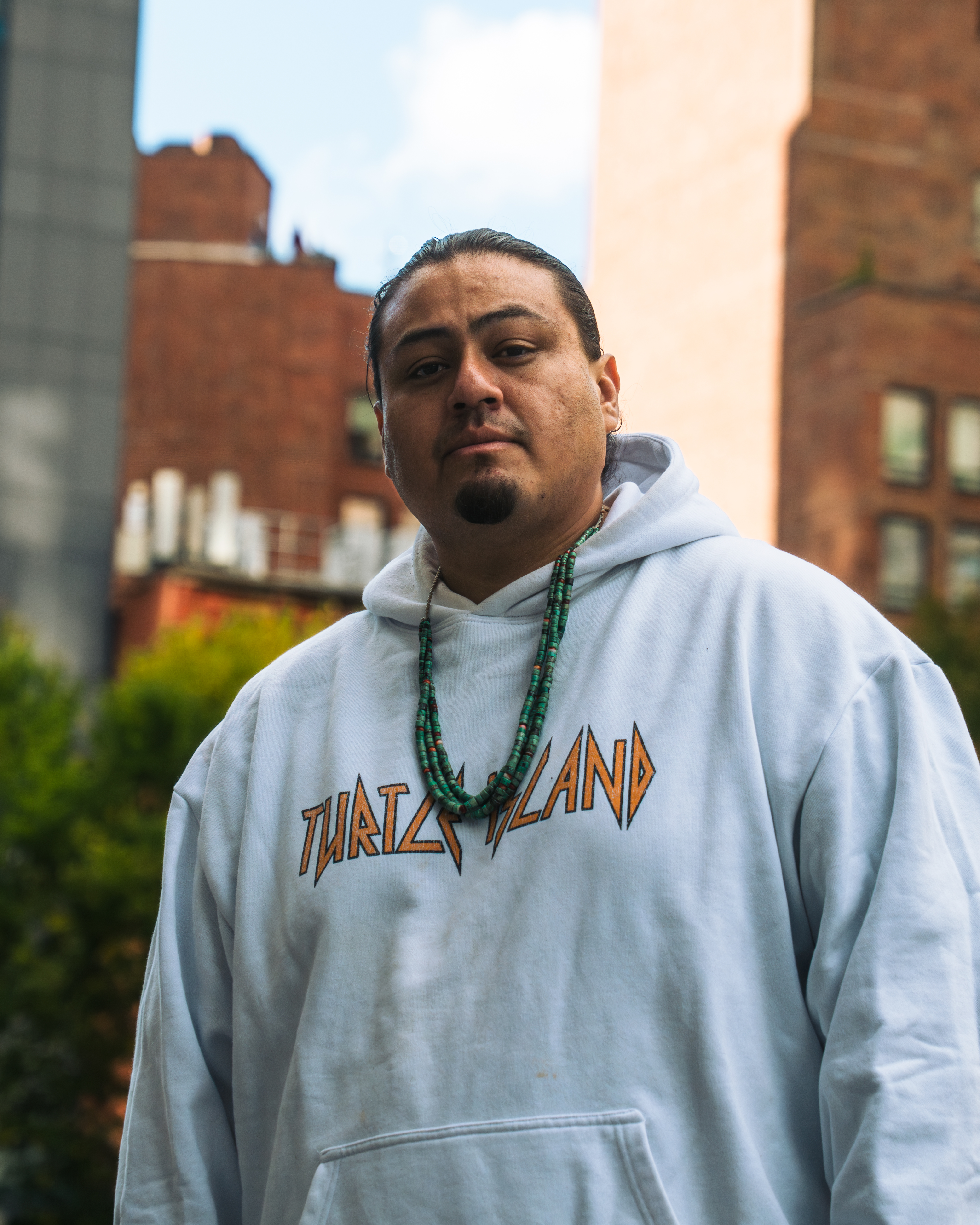 Nataanii Means, Omaha, Oglala Lakota, Diné artist, reflects on how hip hop is reshaping the conversation around Indigenous justice, identity, and sovereignty. Photo credit: Nataanii Means, December 2025
